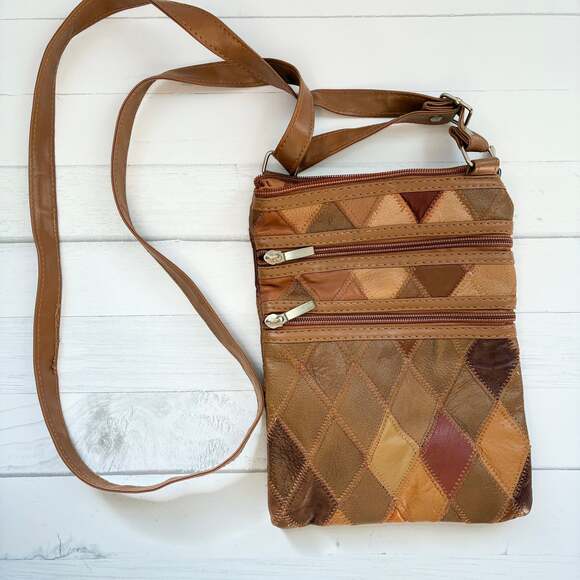 Unbranded Handbags - Vintage Patchwork Leather Bag